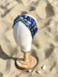 Hair bandeau ‘ Ocean zigzag pattern ’