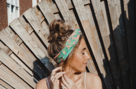 Hair bandeau ‘Tropical palm’