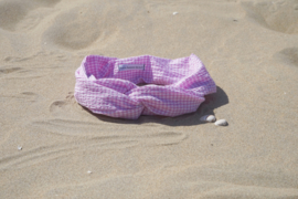 Hair bandeau ‘Pink diamond’