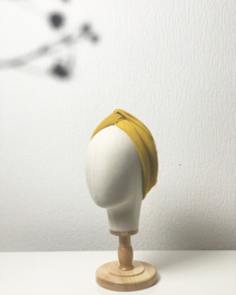 Hair bandeau ‘ Soft rib Yellow’