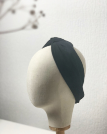 Hair bandeau ‘Linen black’