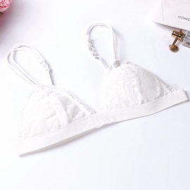 LACE BRA WHITE