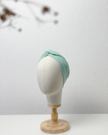 Hair bandeau ‘Linen mint’