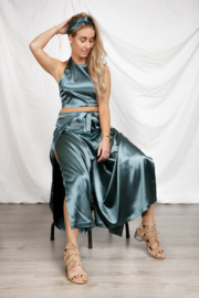 WIKKEL PANTS 2WAY 'SATIN GREEN'