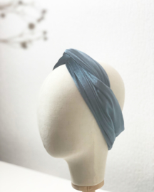 Hair Bandeau 'Grey-Blue’