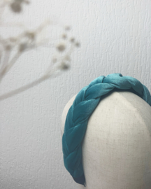 Hair braid ‘cyaan blue’