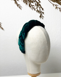 Hair braid ‘dark green’