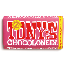 Tony's Chocolonely Melk Karamel Biscuit (180 gram)