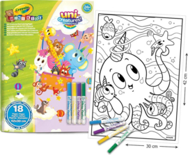 Crayola Uni Creatures Kleurboek