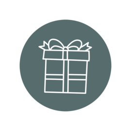Stickers 'Cadeau' 20 stuks
