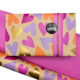 Inpakpapier 'Grote Harten'