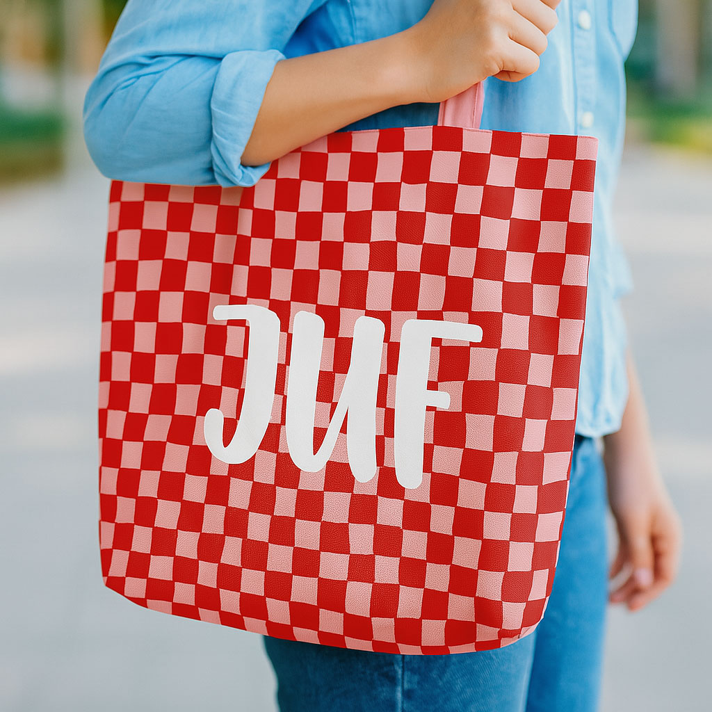 Tas katoen 'juf'
