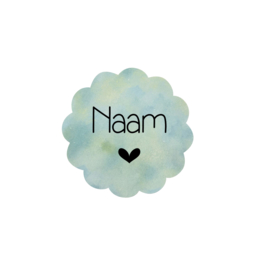 Sticker Bloem  - gepersonaliseerd