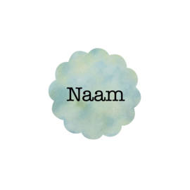 Sticker Bloem  - gepersonaliseerd