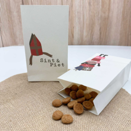 Blokbodemzakje sinterklaas | Pepernotenzakje