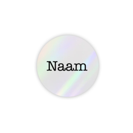Sticker Rond Holografisch  - gepersonaliseerd