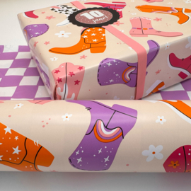 Inpakpapier cowgirl