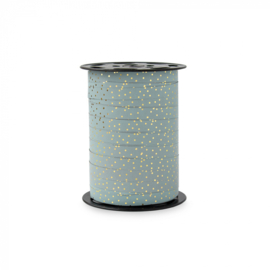 Lint 'groen' met gouden stipjes