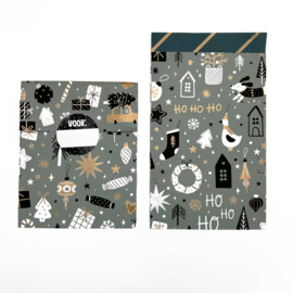 Zakjes Kerst M - 10 stuks