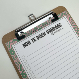 To do / Nog te doen lijstje A5