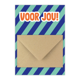 Geldkaart 'Voor jou!' kleur