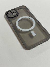 iPhone 14 hoes zwart met lens bescherming