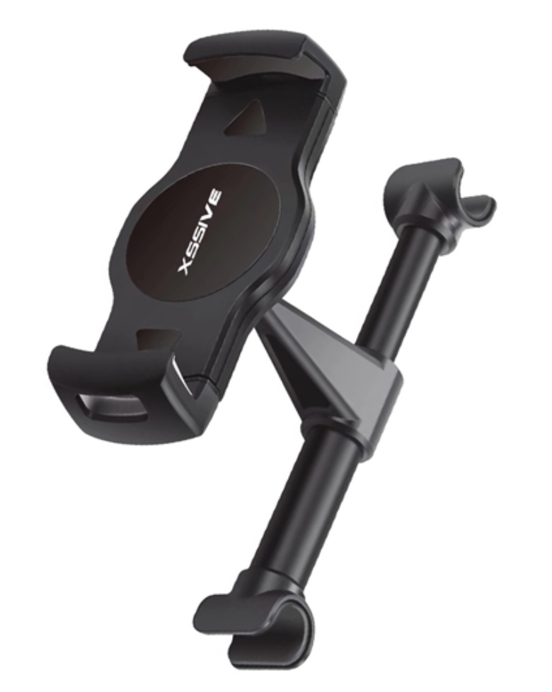 simpele iPad houder voor aan de hoofdsteun
