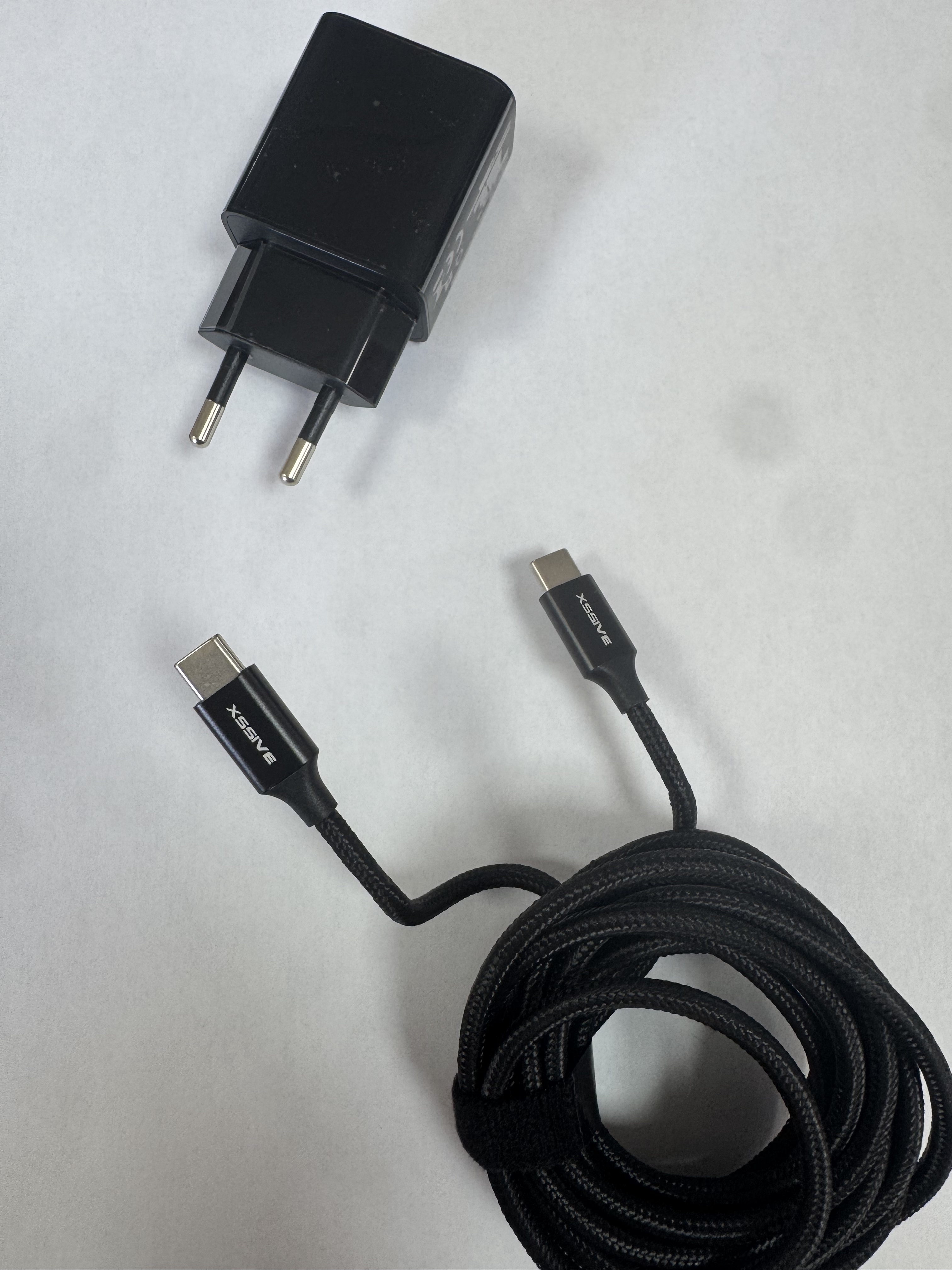 3meter kabel + oplaad stekker usb-c naar usb-C