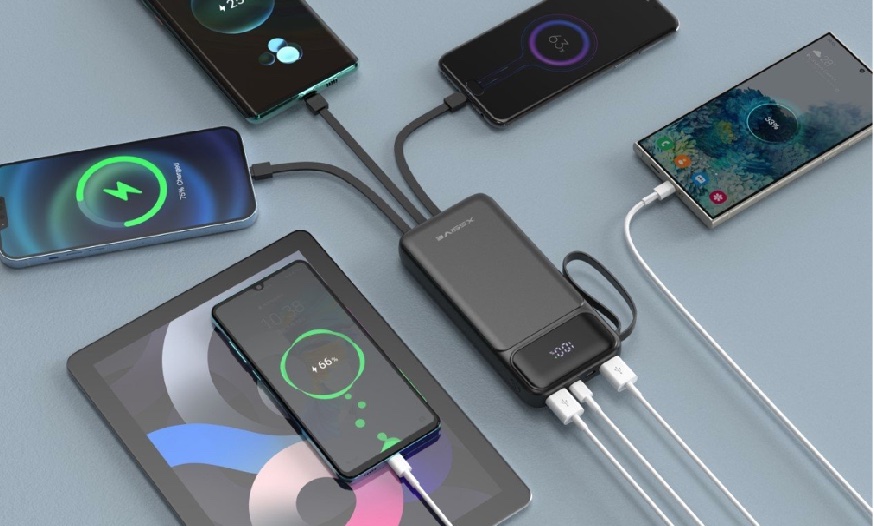 power bank met meerdere aansluitingen 10.000MhA