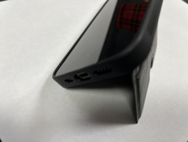 Iphone 15 PRO  backcover met pashouder zwart