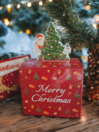 Geldwenskaart Merry Christmas cadeau