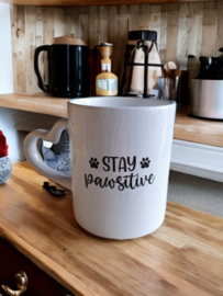 Koffiemok -  Stay pawsitive