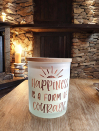 Kaars - Happiness - Handmade