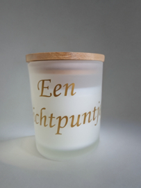 Kaars - een lichtpuntje - Handmade