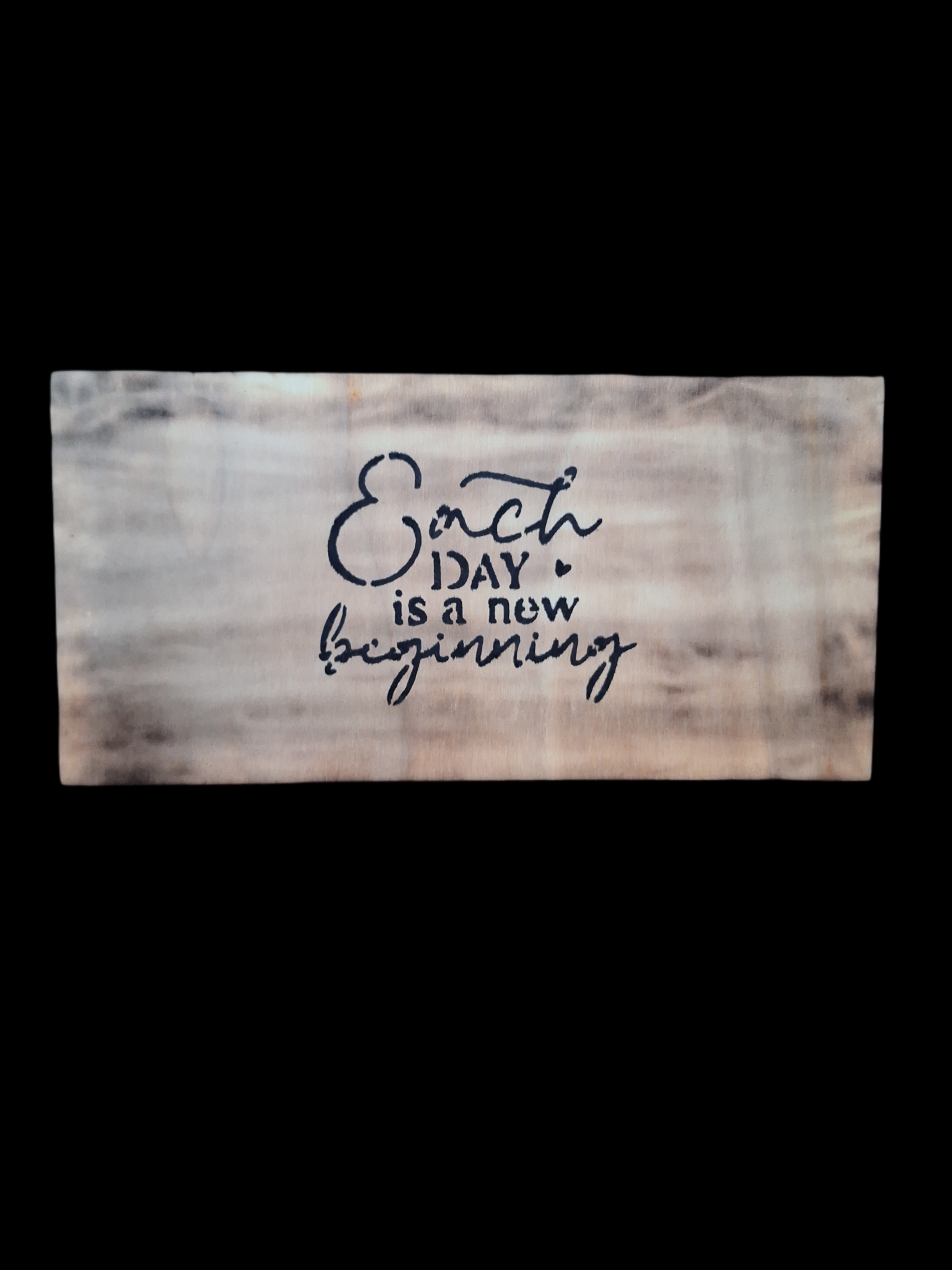 Houten decoratie - Each day - Tika's Handmade Collection
