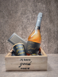 Geschenkset Jij bent goud waard