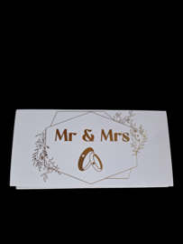 Geldwenskaart Mr & Mrs