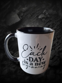 Koffiemok - Each day is a new beginning