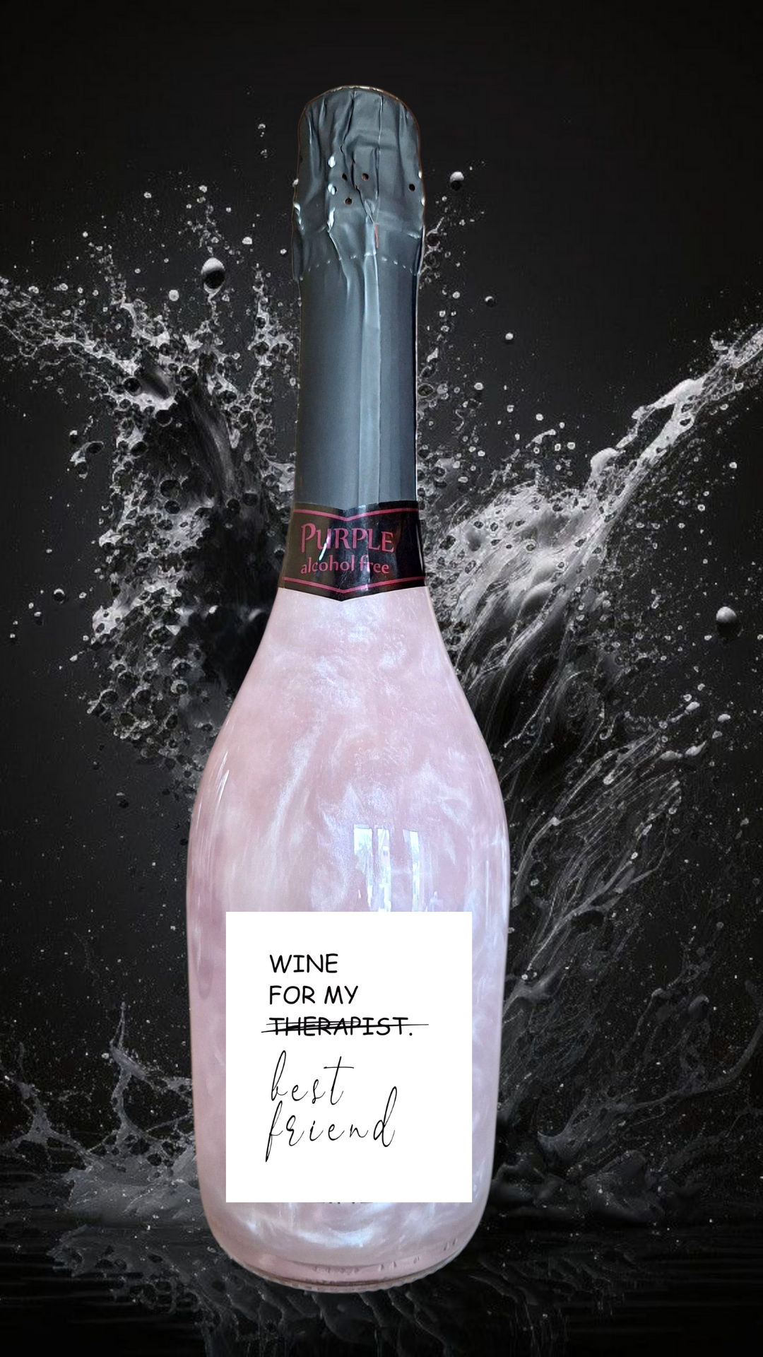Glitterwijn Purple Touch - Best Friend