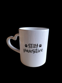 Koffiemok -  Stay pawsitive