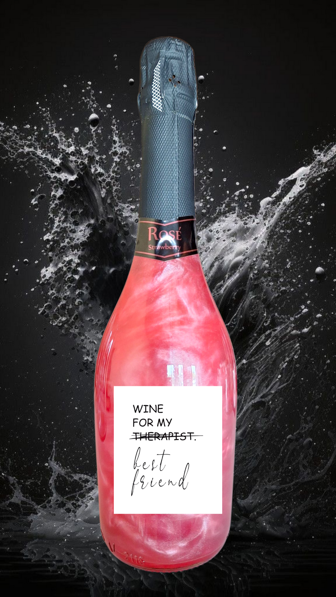 Glitterwijn Rosé Strawberry - Best Friend