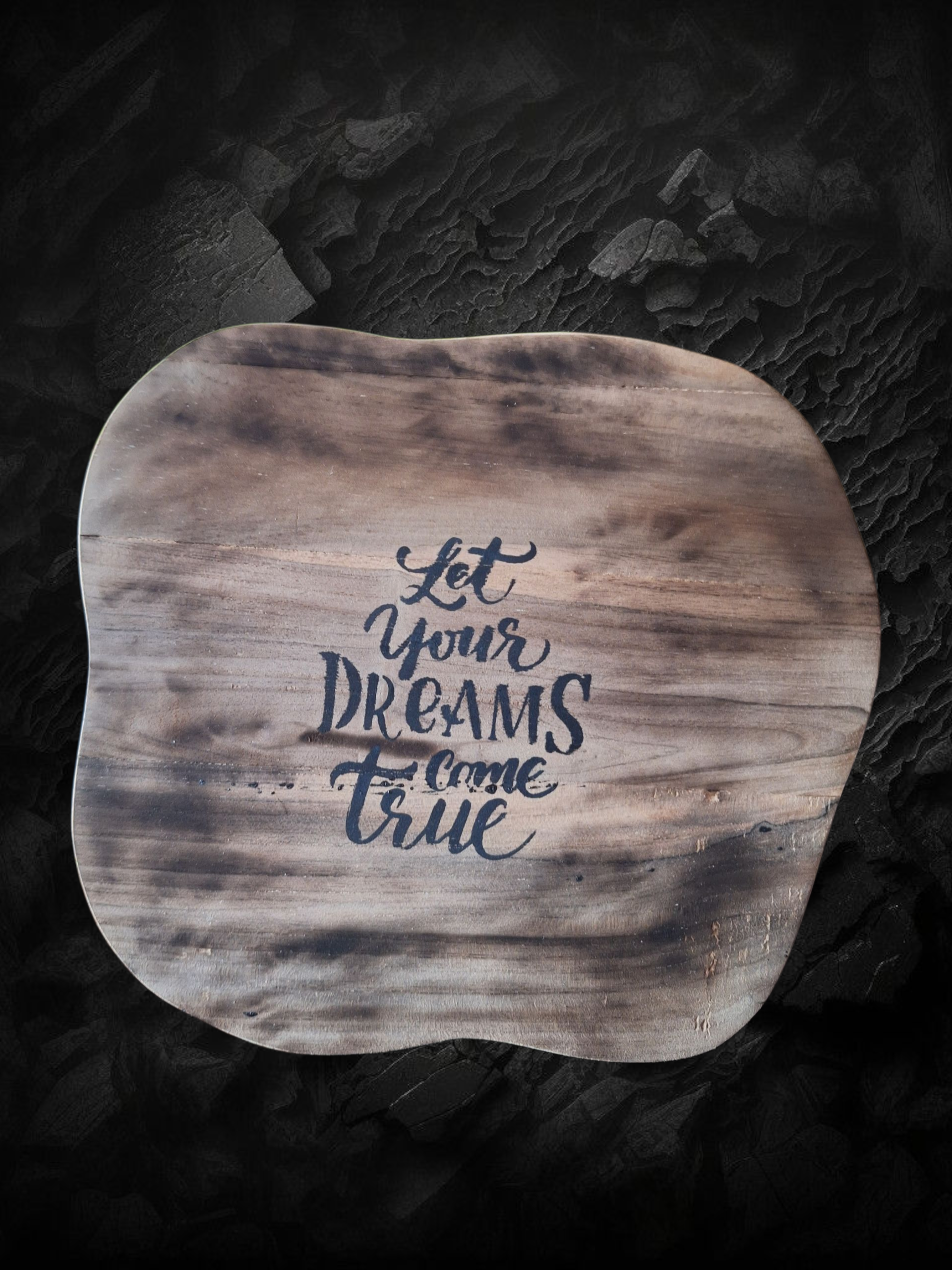 Houten decoratie  - let your dreams come true~ Tika's Collection