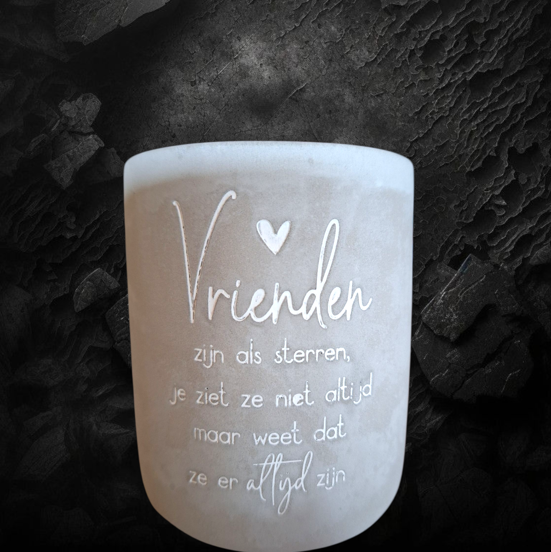 Kaars - Vrienden zijn als sterren