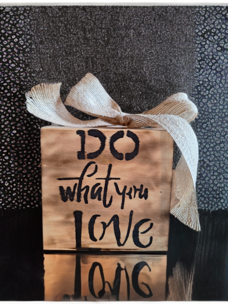 Spaarpot - Do what you love - Tika's Handmade Collection