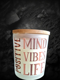 Kaars - positive - Handmade