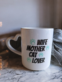 Koffiemok -  Wife mother cat lover