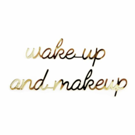 Zelfklevend - Wake up and make up