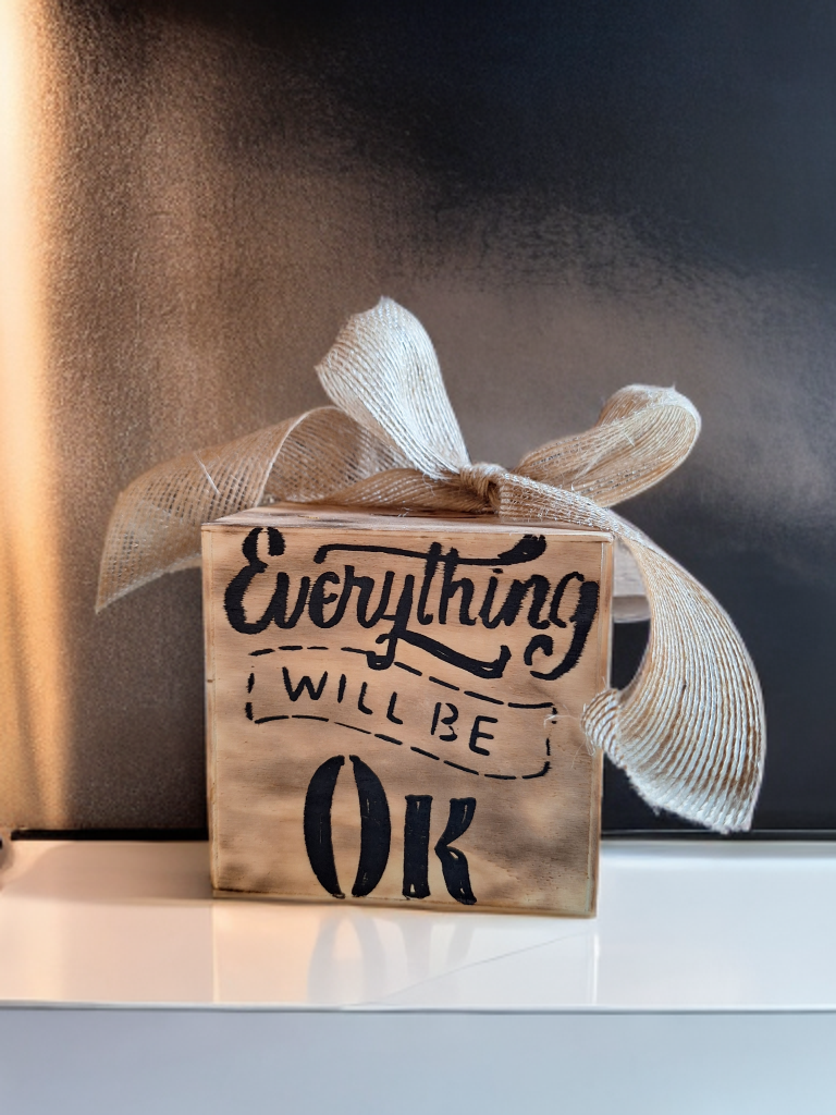 Spaarpot - Everything will be ok - Tika's Handmade Collection