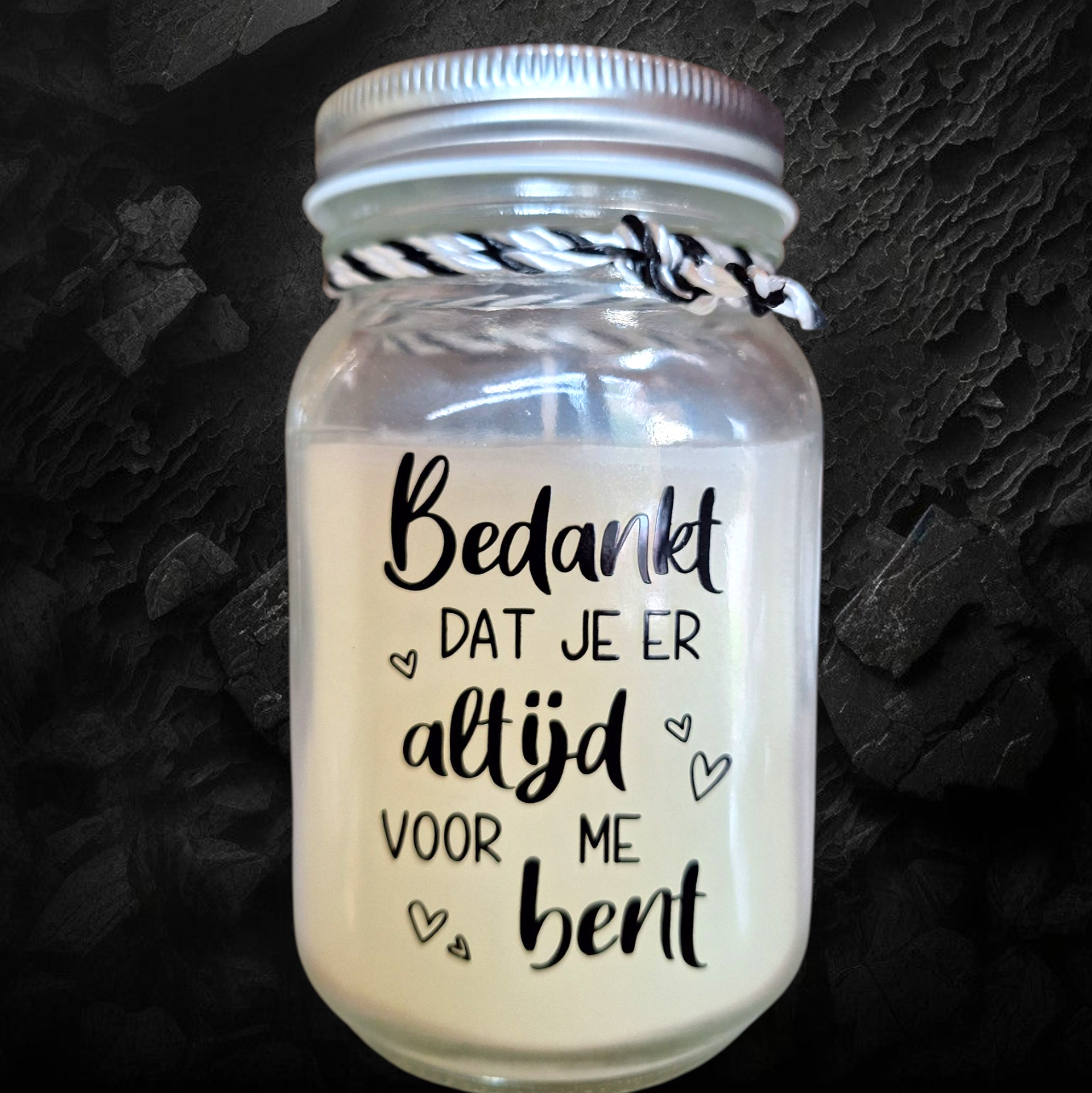 Kaars - Bedankt dat je er altijd voor me bent