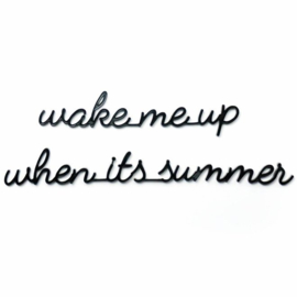 Zelfklevend - Wake me up when it's summer